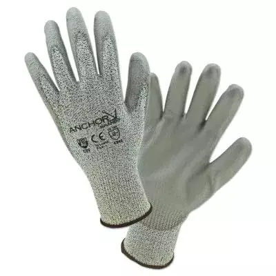 101-6060-XL, Anchor Peppered HPPE 13GA Gray PU Coated XL