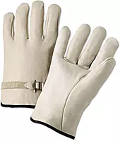Anchor 4100L 4000 Series Leather Driver Gloves Natural Large 12 Pairs
