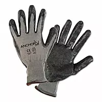 101-6020-XXL Anchor 6020Xxl Grey Nylon Knit Dk Grey Foam Palm, 2X-Large, Gray/Black (Pack of 12)