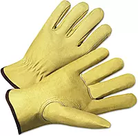 Anchor 4800L 4000 Series Pigskin Leather Driver Gloves Beige Large 12 Pairs
