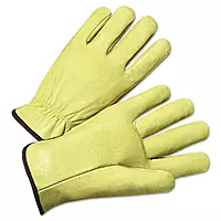 4000 Series Pigskin Leather Driver Gloves - 7010xl pigskin drivers glove [Set of 12]
