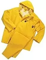 Rainsuit, PVC/Polyester, Yellow, 3X-Large