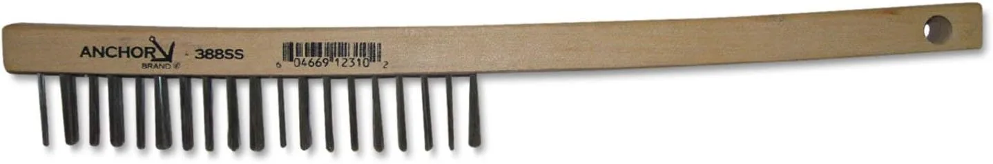 ANCHOR BRAND, 102-388SS, ANCHOR STAINLESS STEEL CURVED HANDLE BRUSH