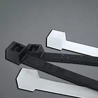 UV Stabilized Cable Ties, 50 lb Tensile Strength, 14.6" UV Black