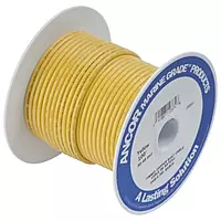 Ancor 109010 Marine Grade Electrical Primary Tinned Copper Boat Wiring (10-Gauge, Yellow, 100-Feet)