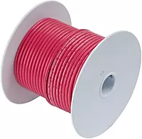 Ancor 108802 Marine Grade Electrical Primary Tinned Copper Boat Wiring (10-Gauge, Red, 25-Feet)