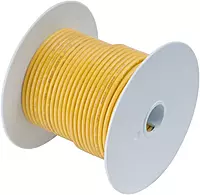 Ancor 109002 Marine Grade Electrical Primary Tinned Copper Boat Wiring (10-Gauge, Yellow, 25-Feet)