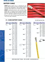 Ancor 116502 Tinned Copper Battery Cable, 1/0 AWG (50mm2), Red - 25ft