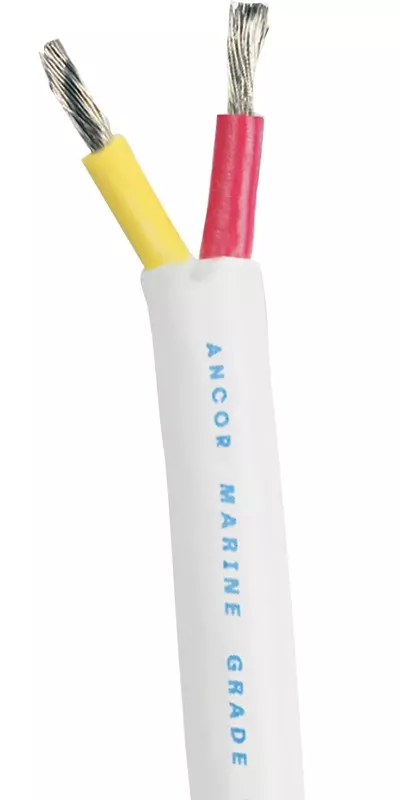 Ancor 124325 Safety Duplex Cable, 12/2 AWG (2 x 3mm2), Flat - 250ft