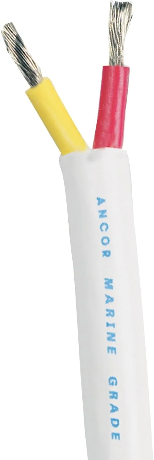Ancor 126510 Safety Duplex Cable, 14/2 AWG (2 x 2mm2), Round - 100ft
