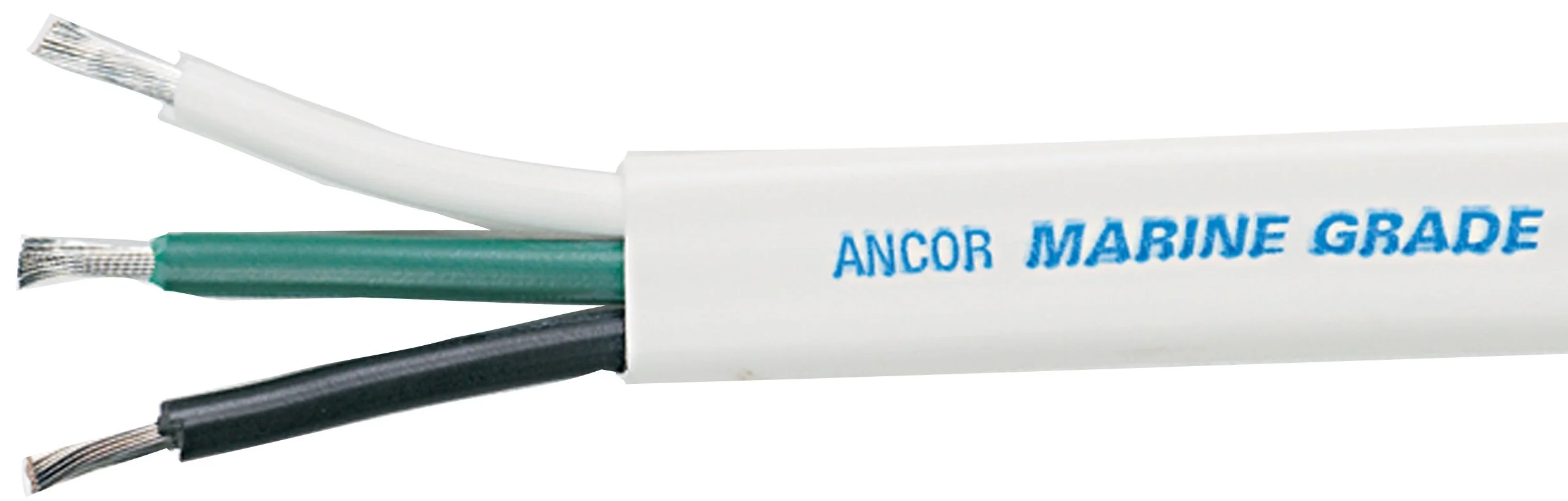 Ancor 131525 Triplex Cable, 14/3 AWG (3 x 2mm2), Flat - 250ft