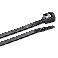 Ancor 11" UV Black Self Cutting Cable Zip Ties - 500-Pack