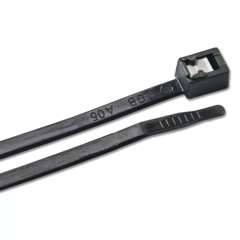 Ancor 11" UV Black Self Cutting Cable Zip Ties - 500-Pack