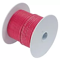 Ancor 113505 Tinned Copper Battery Cable, 4 AWG (19mm2), Red - 50ft