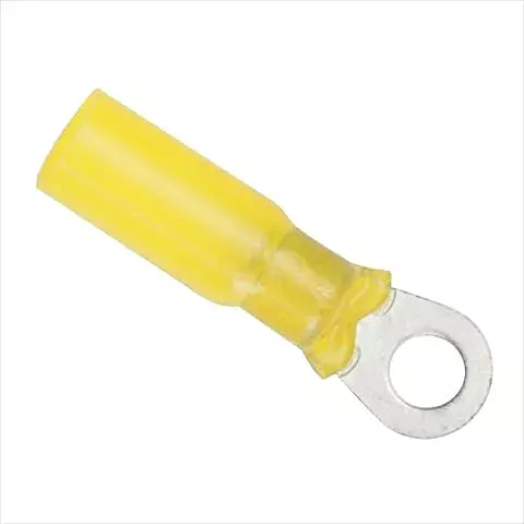 Ancor 12-10 Gauge - 3/8" Heat Shrink Ring Terminal - 100-Pack