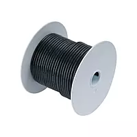 Ancor 106025 Marine Grade Electrical Primary Tinned Copper Boat Wiring (12-Gauge, Black, 250-Feet)