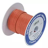 Ancor 104510 Marine Grade Electrical Primary Tinned Copper Boat Wiring (14-Gauge, Orange, 100-Feet)