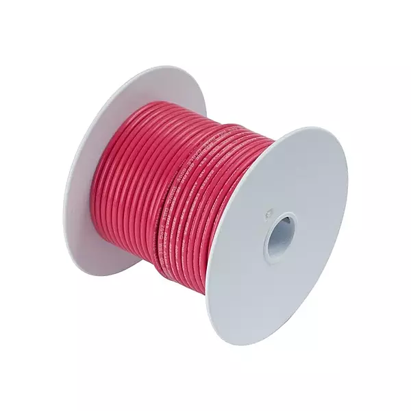 Ancor 106825 Marine Grade Electrical Primary Tinned Copper Boat Wiring (12-Gauge, Red, 250-Feet)