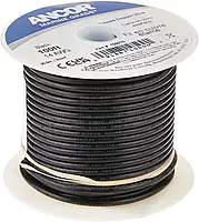 Ancor 102010 Tinned Copper Wire, 16 AWG (1mm2), Black - 100ft