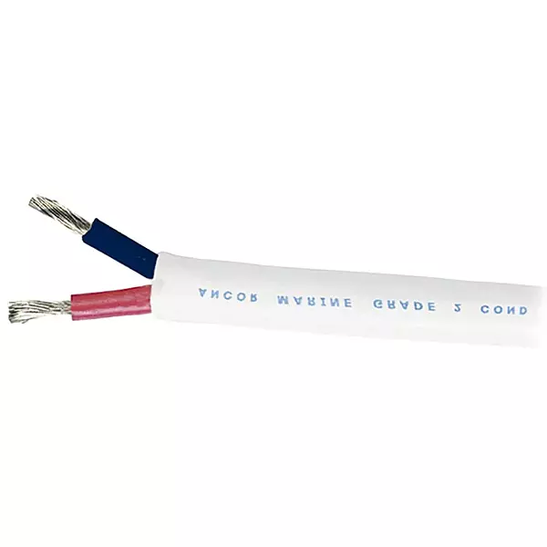 Ancor 120905 Duplex Cable, 8/2 AWG (2 x 8mm2), Flat - 50ft