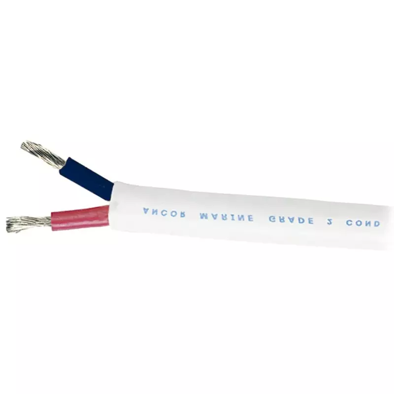 Ancor 120905 Duplex Cable, 8/2 AWG (2 x 8mm2), Flat - 50ft