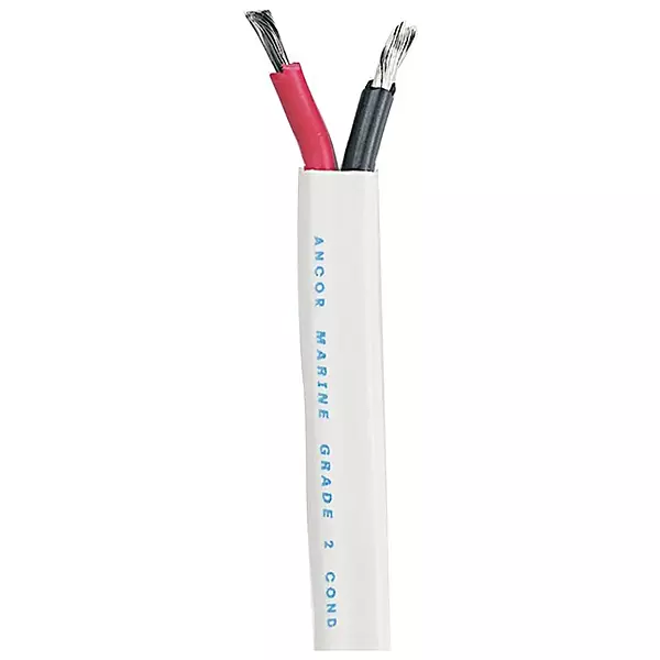 Ancor 121310 Duplex Cable, 12/2 AWG (2 x 3mm2), Flat - 100ft
