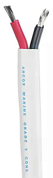 Ancor 121550 Duplex Cable, 14/2 AWG (2 x 2mm2), Flat - 500ft