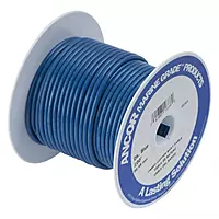 Ancor 104110 Marine Grade Electrical Primary Tinned Copper Boat Wiring (14-Gauge, Dark Blue, 100-Feet)