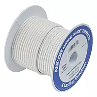 Ancor 104910 Tinned Copper Wire, 14 AWG (2mm2), White - 100ft