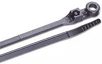 Ancor Marine Grade 199252 Cable Tie, Mounting, 6", Black, 25pc