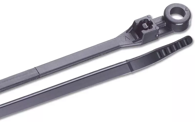 Ancor Marine Grade 199252 Cable Tie, Mounting, 6", Black, 25pc