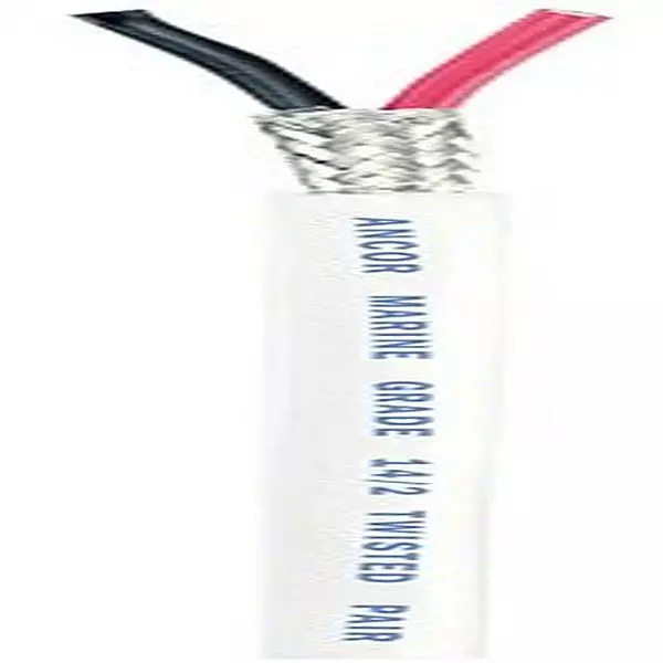 Ancor 141410 Marine Grade Electrical Twisted Paris Tinned Boat Wiring with Shield (14-Gauge, 100-Feet)