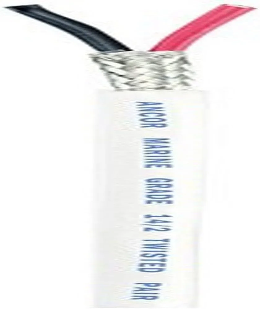 Ancor 141410 Marine Grade Electrical Twisted Paris Tinned Boat Wiring with Shield (14-Gauge, 100-Feet)