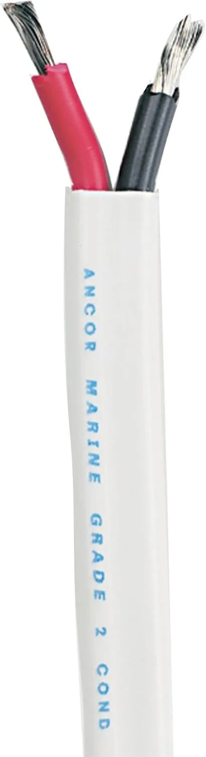 Ancor 121550 Duplex Cable, 14/2 AWG (2 x 2mm2), Flat - 500ft
