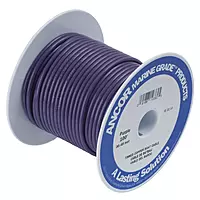 Ancor 102710 Tinned Copper Wire, 16 AWG (1mm2), Purple - 100ft