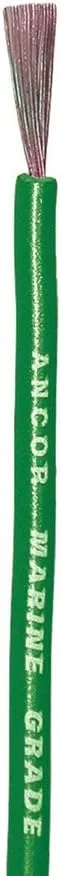 Ancor 102310 Tinned Copper Wire, 16 AWG (1mm2), Green - 100ft