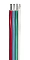 Ancor 160110 Bonded Cable, 16/4 AWG (Flat Ribbon) - 100ft - Red/Light Blue/Green/White