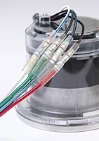 Ancor 160110 Bonded Cable, 16/4 AWG (Flat Ribbon) - 100ft - Red/Light Blue/Green/White