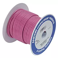 Ancor 100610 Marine Grade Electrical Primary Tinned Copper Boat Wiring (18-Gauge, Pink, 100-Feet)