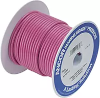 Ancor 100610 Marine Grade Electrical Primary Tinned Copper Boat Wiring (18-Gauge, Pink, 100-Feet)