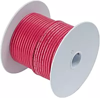 Ancor 100810 Tinned Copper Wire, 18 AWG (0.8mm2), Red - 100ft