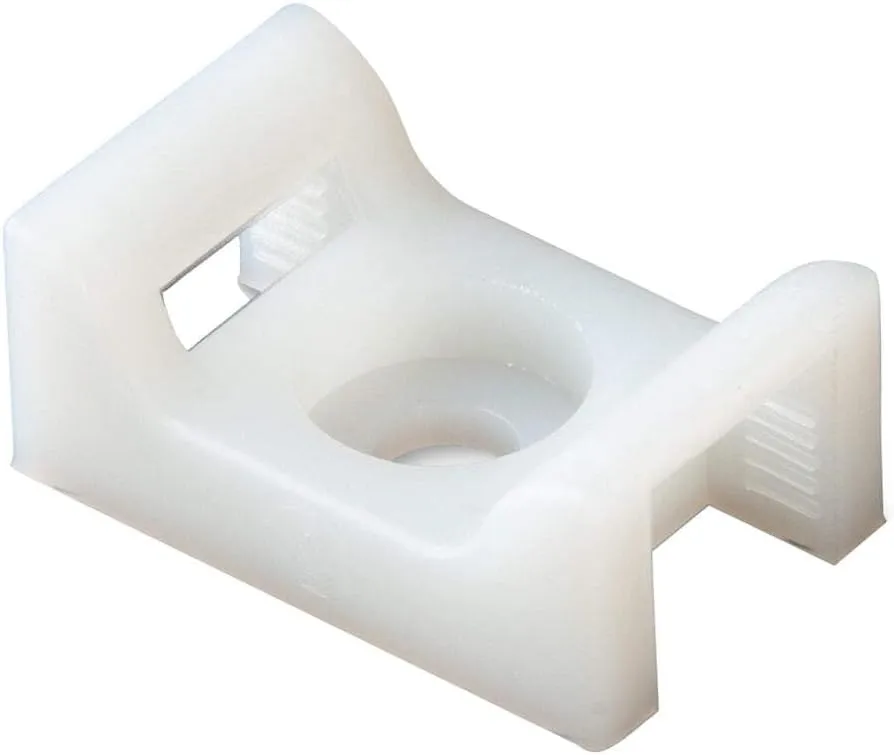 Ancor 199232 Cable Tie Mount, Natural, #8 Screw, 100pc