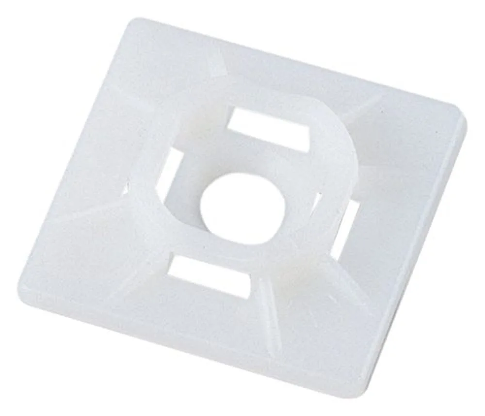 Ancor 199263 Cable Tie Mount, Natural, #10 Screw, 100pc