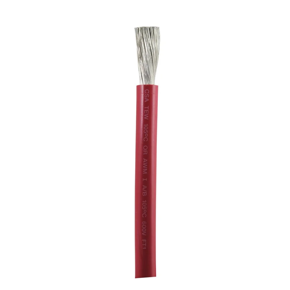 Ancor Red Corrosion and Electrolysis Protection 2 AWG Battery Cable - 25'