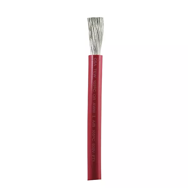 Ancor Red Corrosion and Electrolysis Protection 2 AWG Battery Cable - 25'