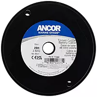 Ancor 114002 Tinned Copper Battery Cable, 2 AWG (32mm2), Black - 25ft 25 Feet