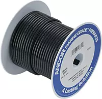 Ancor 117002 Tinned Copper Battery Cable, 2/0 AWG (62mm2), Black - 25ft