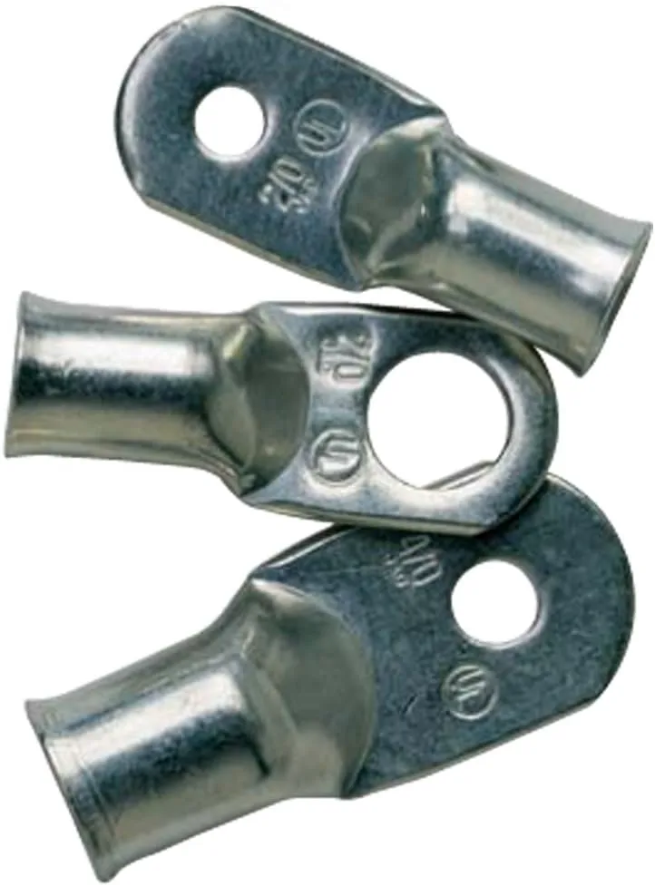 ANCOR MARINE GRADE 242287 Marine Grade Electrical Heavy Duty Tinned Copper Lugs (1/0-Gauge, Size 1/2 Screw, 10-Pack)