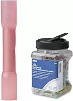 Ancor 22-18 AWG Heat Shrink Butt Connector - 250-Pieces - Jar