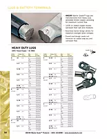 ANCOR MARINE GRADE 242247 Electrical Heavy Duty Tinned Copper Lugs (6-Gauge, Size 1/2 Screw, 10-Pack)